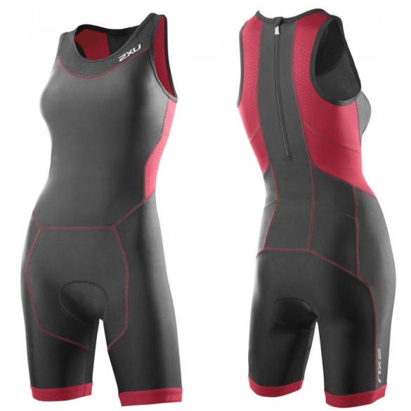 2XU Perform tri suit women 2015 black-red WT2706d  WT2706d